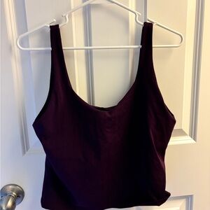Glyder Dark Purple Crop Top